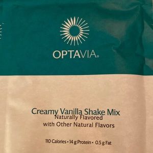 Four Optavia Fuelings: Creamy Vanilla Shake